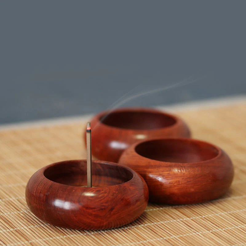 Decorazione bruciatore di incenso curativo per meditazione in palissandro - Image 2