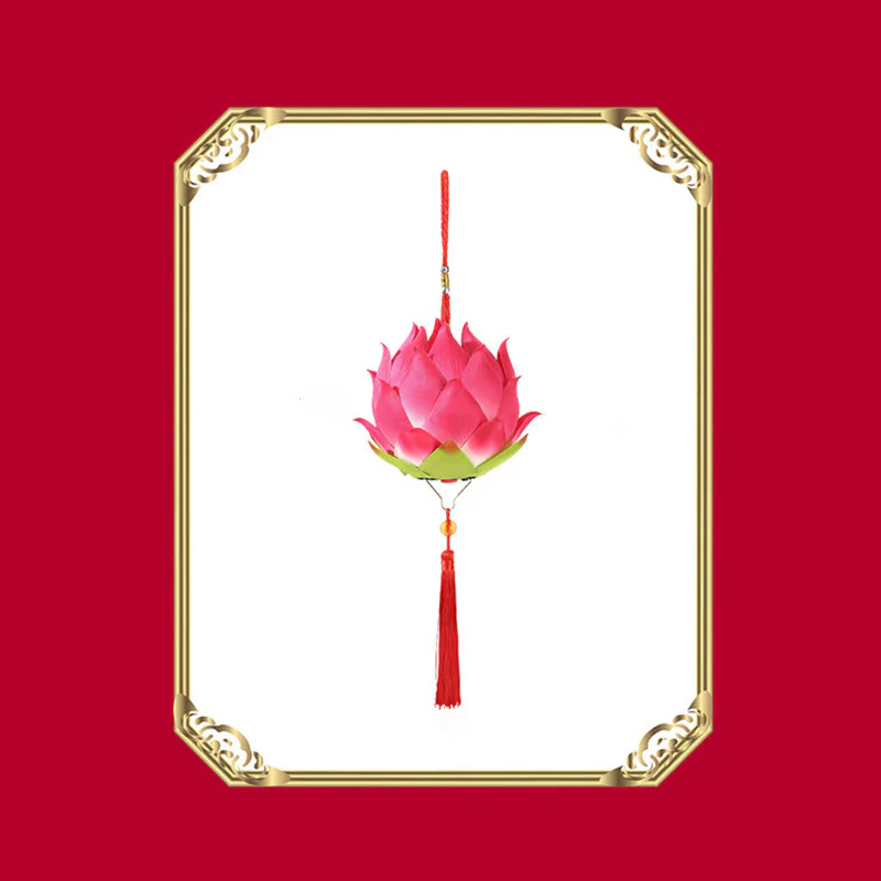 Decorazione lampada lanterna drago fiore di loto fai da Buddha Stones - Image 18