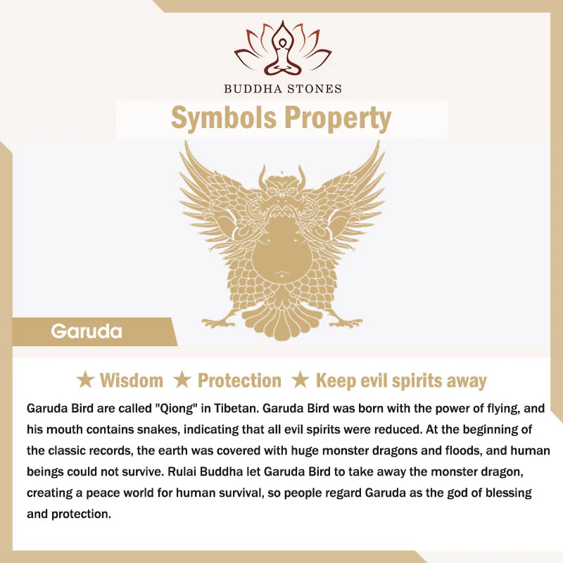 Decorazione per la casa in lega di protezione per uccelli Garuda in oro tibetano - Image 16