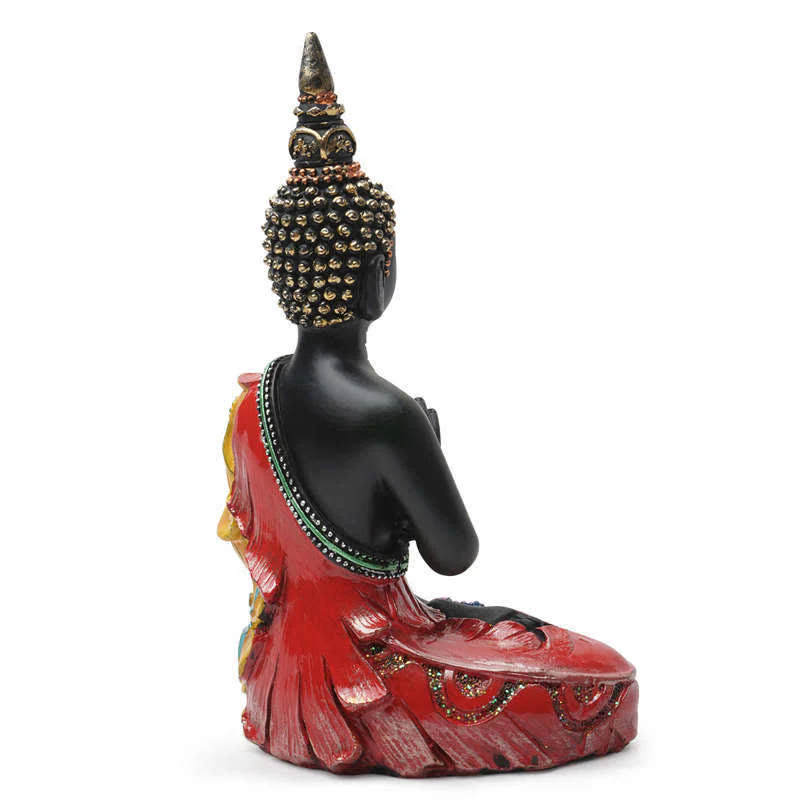 Decorazione statua in resina della serenità del Buddha tailandese - Image 10