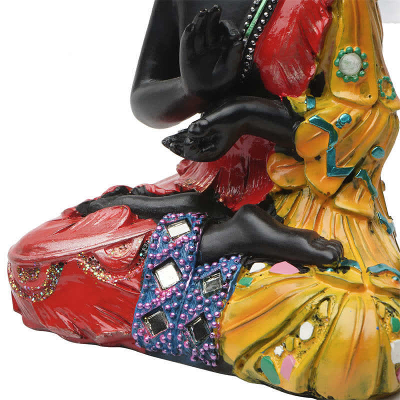 Decorazione statua in resina della serenità del Buddha tailandese - Image 14