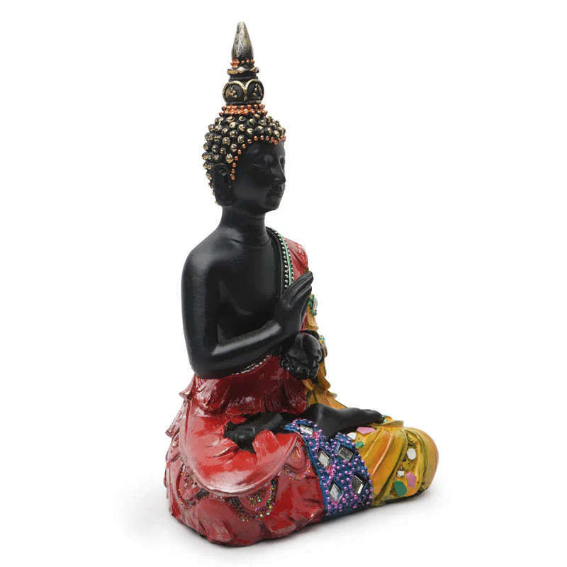 Decorazione statua in resina della serenità del Buddha tailandese - Image 5