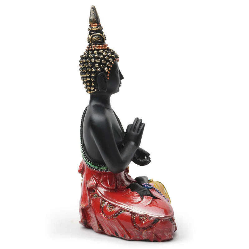 Decorazione statua in resina della serenità del Buddha tailandese - Image 6
