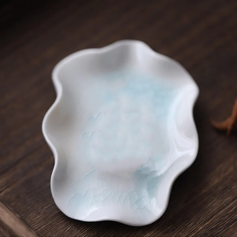 Decorazione statua piccola rana in ceramica in meditazione - Image 10