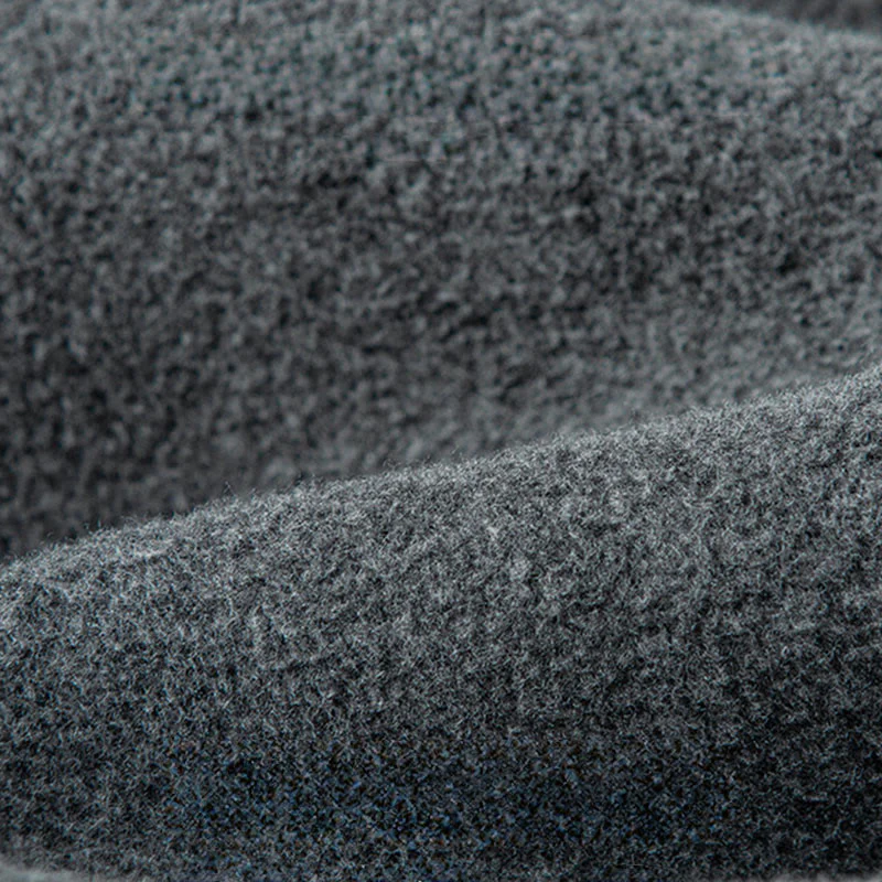 Felpa con cappuccio da uomo in cotone a maniche lunghe con fodera in pile, modello Buddha Stones, autunno inverno, con cerniera - Image 11