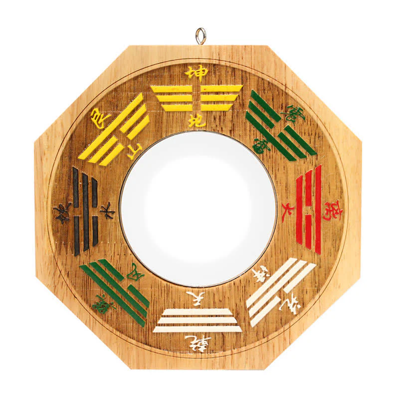 Feng Shui Bagua Mappa Peach Wood Balance Energy Map Specchio - Image 5