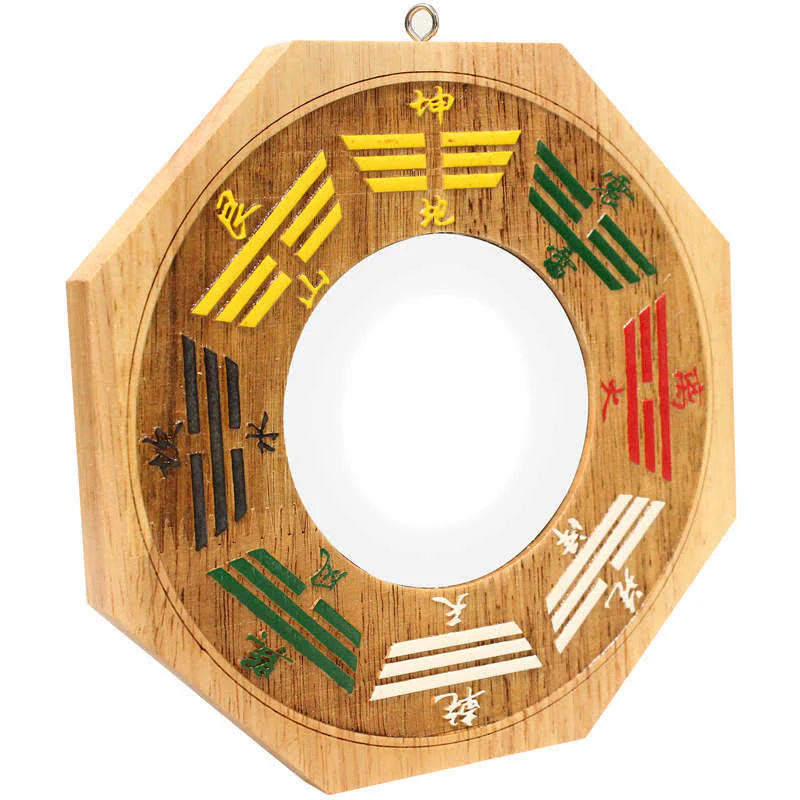 Feng Shui Bagua Mappa Peach Wood Balance Energy Map Specchio - Image 6