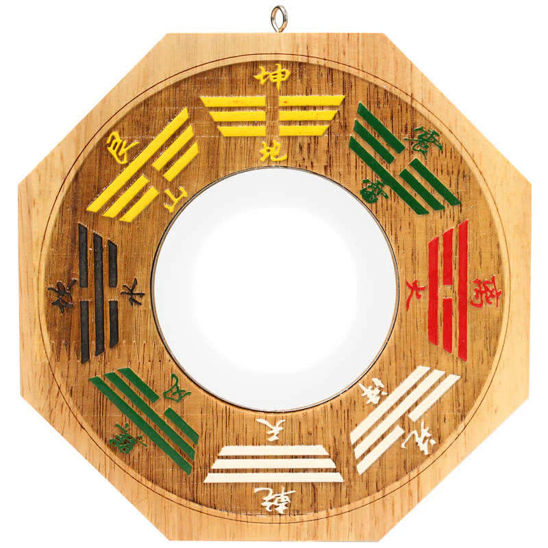 Feng Shui Bagua Mappa Peach Wood Balance Energy Map Specchio - Image 8