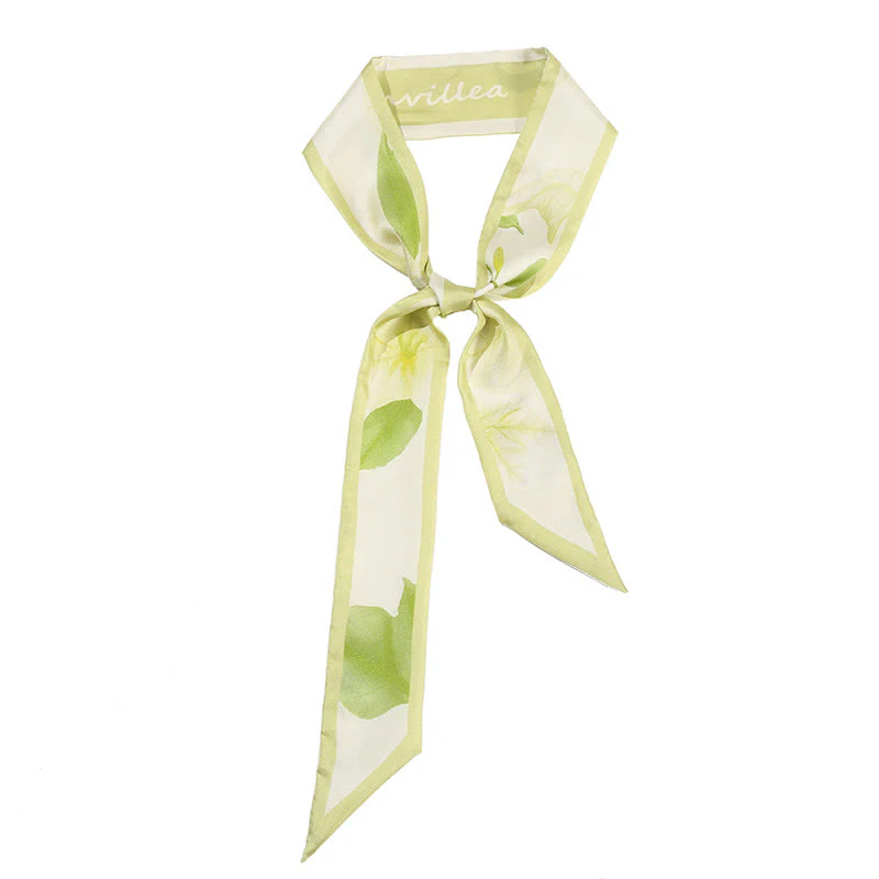 Foulard per capelli in seta 100% gelso Twilly, motivo floreale , Buddha Stones , affreschi di Dunhuang, montagne, tramonto - Image 24