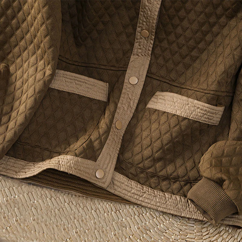 Giacca da donna in cotone a maniche lunghe con tasche, stile retrò, motivo Buddha Stones - Image 34