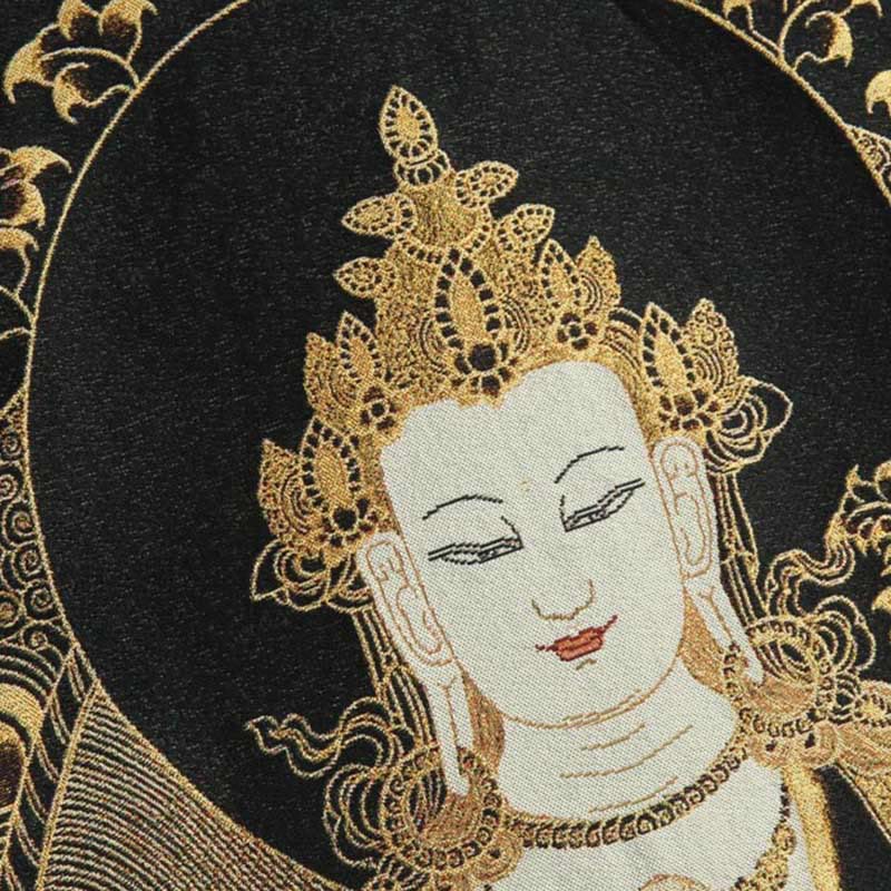 Giacca da uomo a maniche lunghe con bottoni a forma di rana Buddha Stones Avalokitesvara Guanyin - Image 13