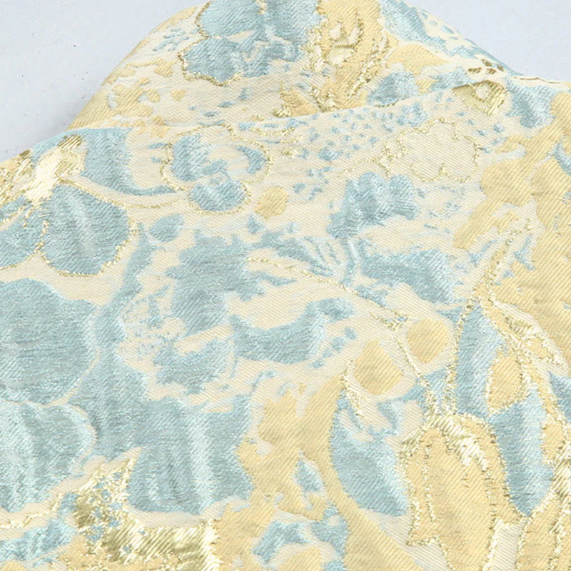 Giacca da uomo in jacquard con bottoni a forma di rana, con tasche, per abito cinese, motivo Buddha Stones - Image 5