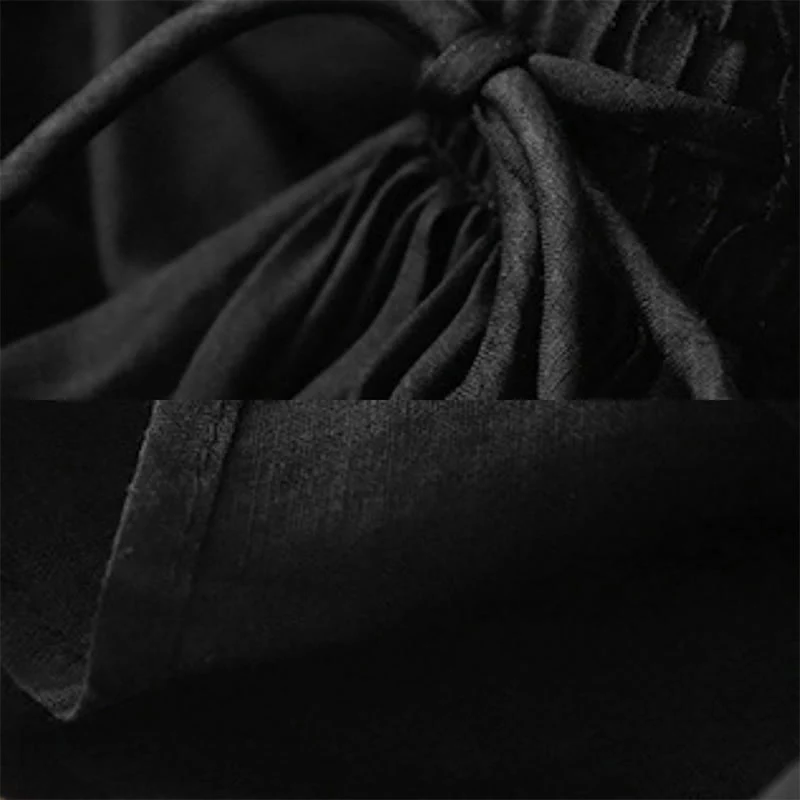 Gonna da donna con coulisse in vita elasticizzata e tinta unita, modello Buddha Stones Summer - Image 15
