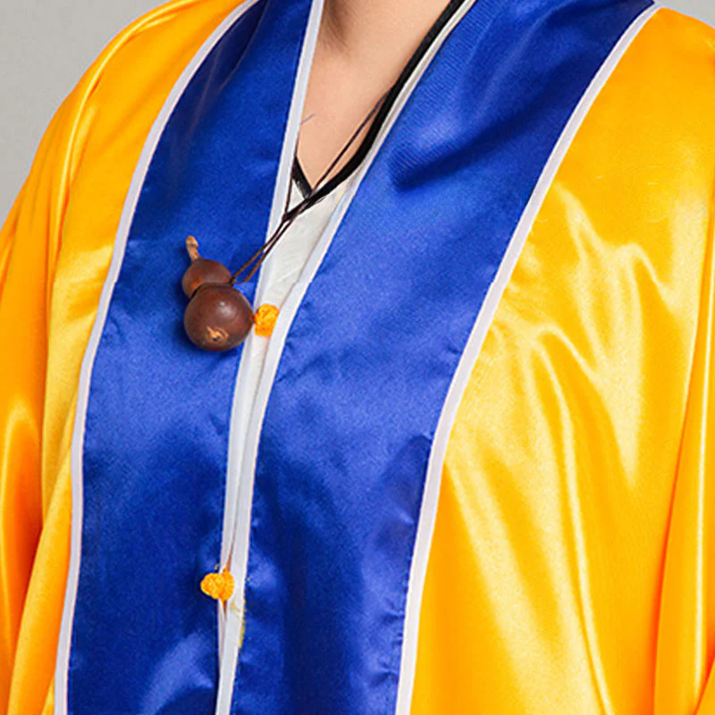 Kimono unisex con maniche lunghe e larghe, ricamo a gru Wudang, motivo Buddha Stones, per cerimonia Qigong Tai Chi. - Image 14