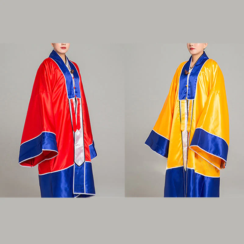 Kimono unisex con maniche lunghe e larghe, ricamo a gru Wudang, motivo Buddha Stones, per cerimonia Qigong Tai Chi. - Image 20
