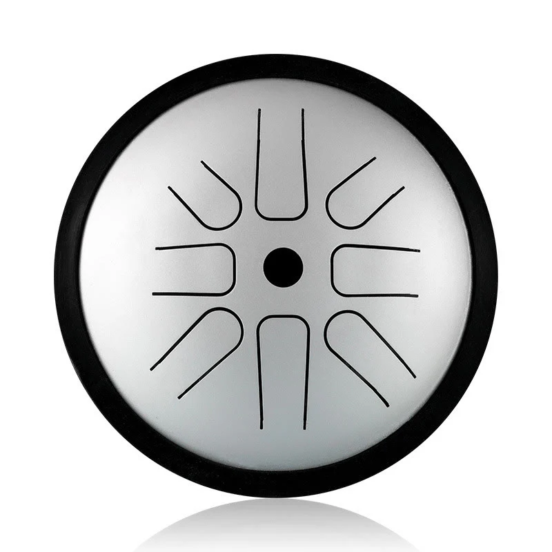 Kit di batteria per meditazione yoga con tamburo in acciaio per lingua Buddha Stones, 8 note, strumento a percussione da 6 pollici - Image 3