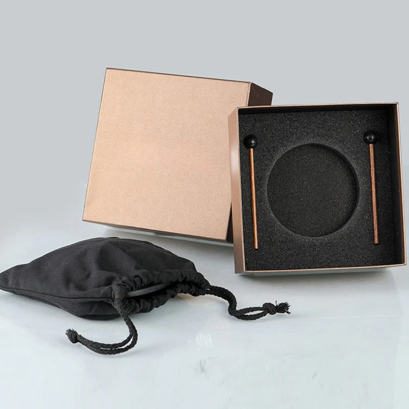 Kit di batteria per meditazione yoga con tamburo in acciaio per lingua Buddha Stones, 8 note, strumento a percussione da 6 pollici - Image 8