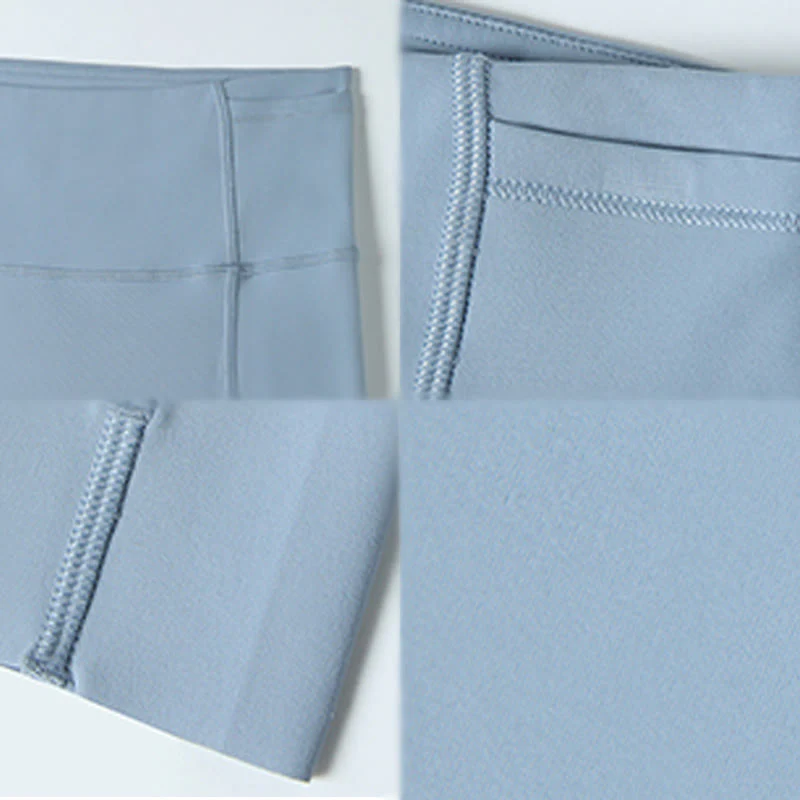 Leggings sportivi da fitness a vita alta, tinta unita, con motivo Buddha Stone, pantaloni da yoga da donna - Image 16