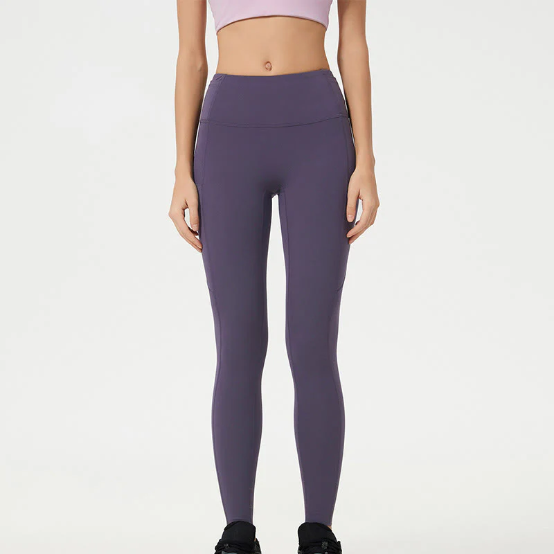 Leggings sportivi da fitness a vita alta, tinta unita, con motivo Buddha Stone, pantaloni da yoga da donna - Image 25