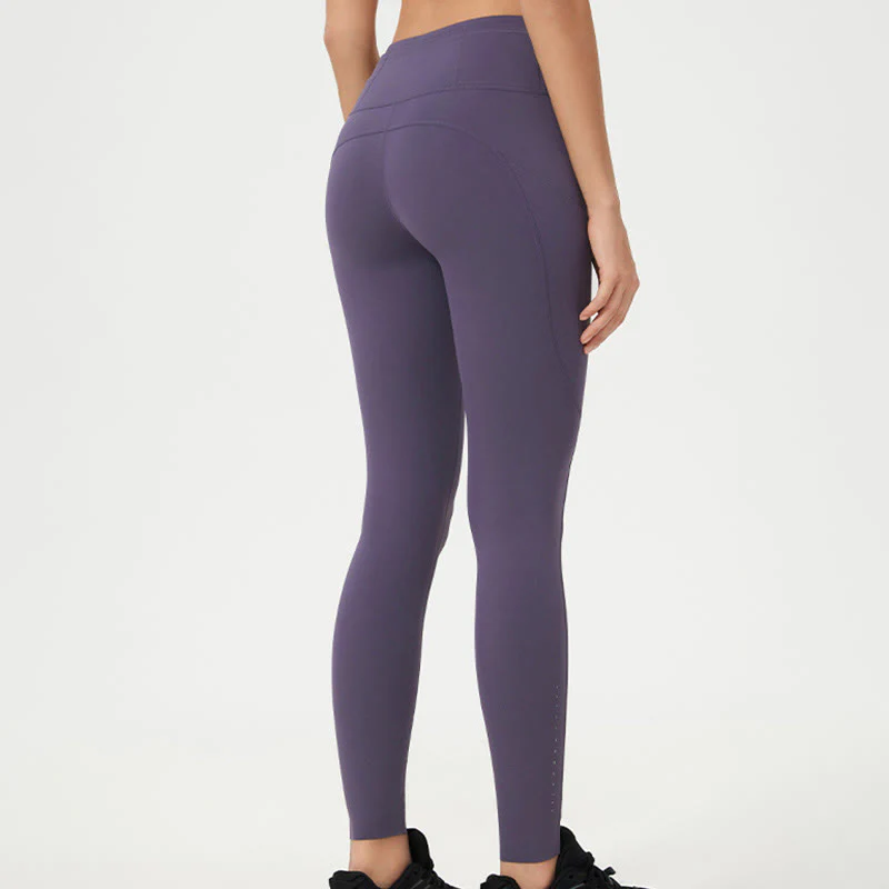 Leggings sportivi da fitness a vita alta, tinta unita, con motivo Buddha Stone, pantaloni da yoga da donna - Image 27