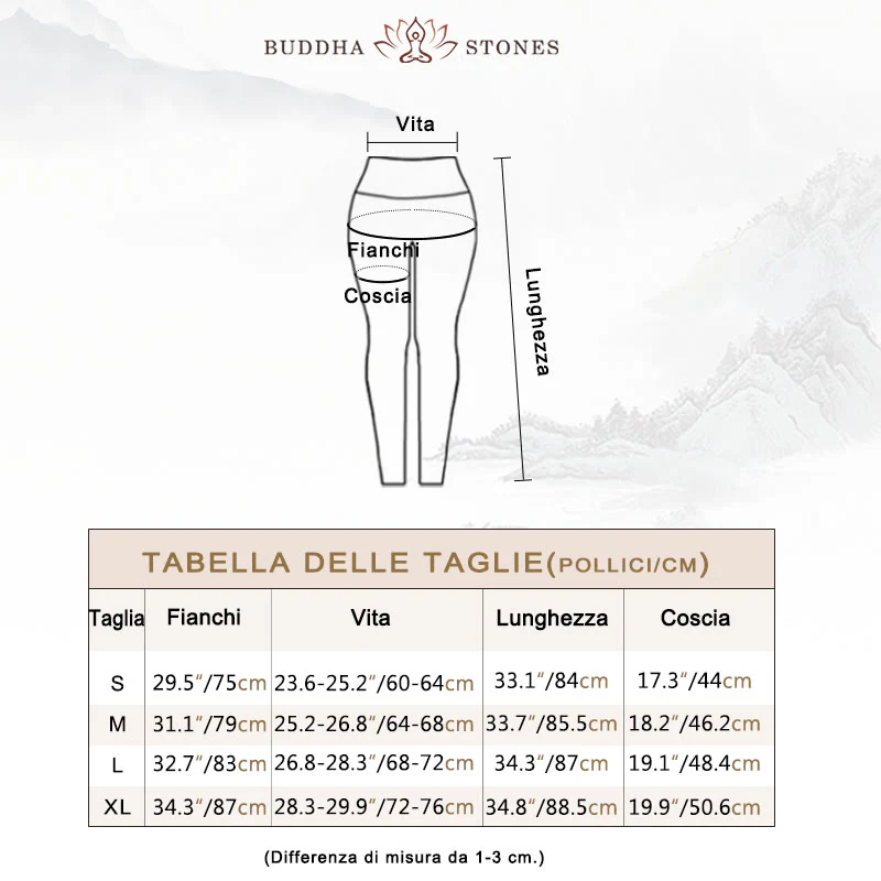 Leggings sportivi da fitness con stampa di Buddha Stones, pantaloni da yoga da donna - Image 6