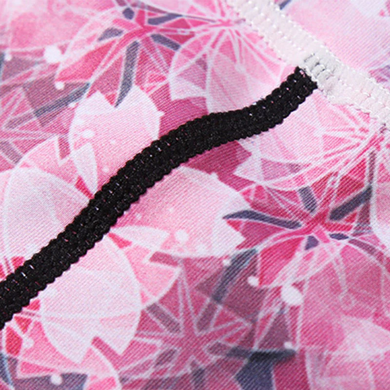 Leggings sportivi da yoga con stampa Buddha Stones Cherry Blossoms Sakura Lines Pantaloni capri da yoga da donna - Image 7