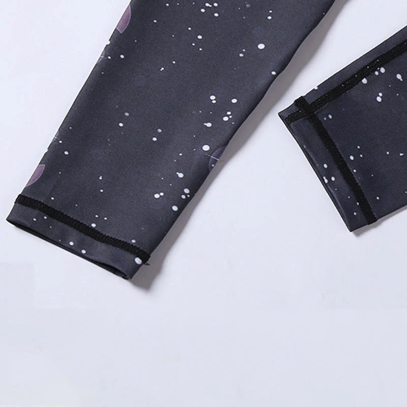 Leggings sportivi da yoga con stampa Buddha Stones Cherry Blossoms Sakura Lines Pantaloni capri da yoga da donna - Image 9