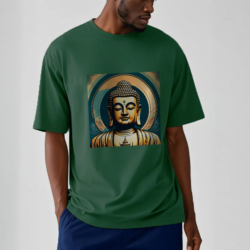 Maglietta Buddha Stones Aura Golden Buddha Tee - Image 11