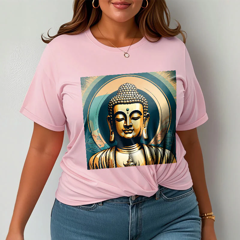 Maglietta Buddha Stones Aura Golden Buddha Tee - Image 13