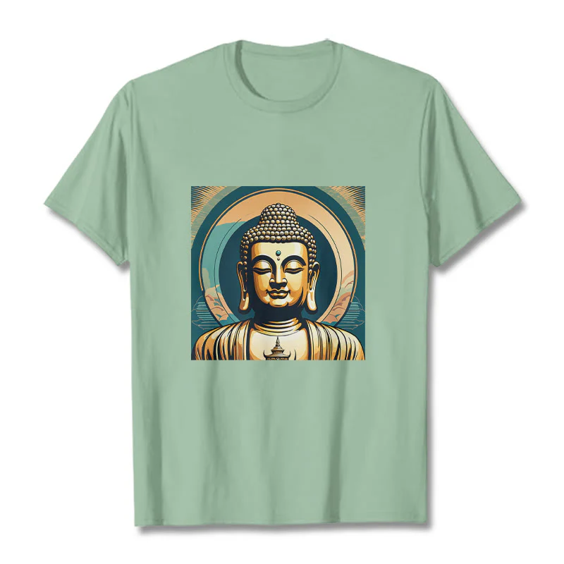 Maglietta Buddha Stones Aura Golden Buddha Tee - Image 14