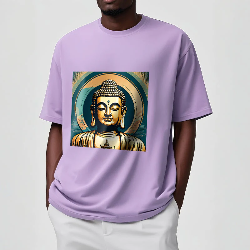 Maglietta Buddha Stones Aura Golden Buddha Tee - Image 17