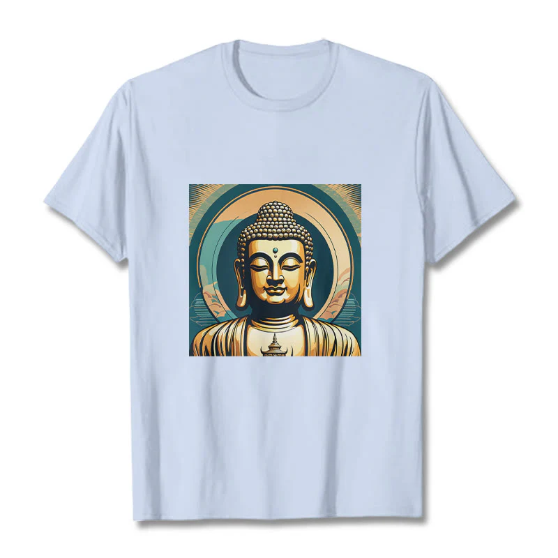 Maglietta Buddha Stones Aura Golden Buddha Tee - Image 18