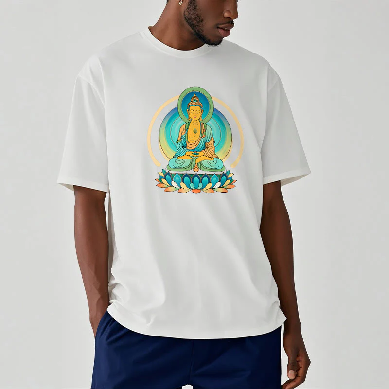 Maglietta Buddha Stones Lotus Buddha Tee - Image 4