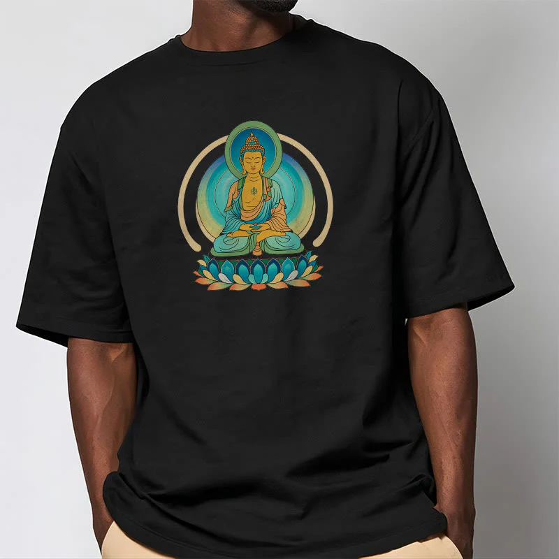 Maglietta Buddha Stones Lotus Buddha Tee - Image 7