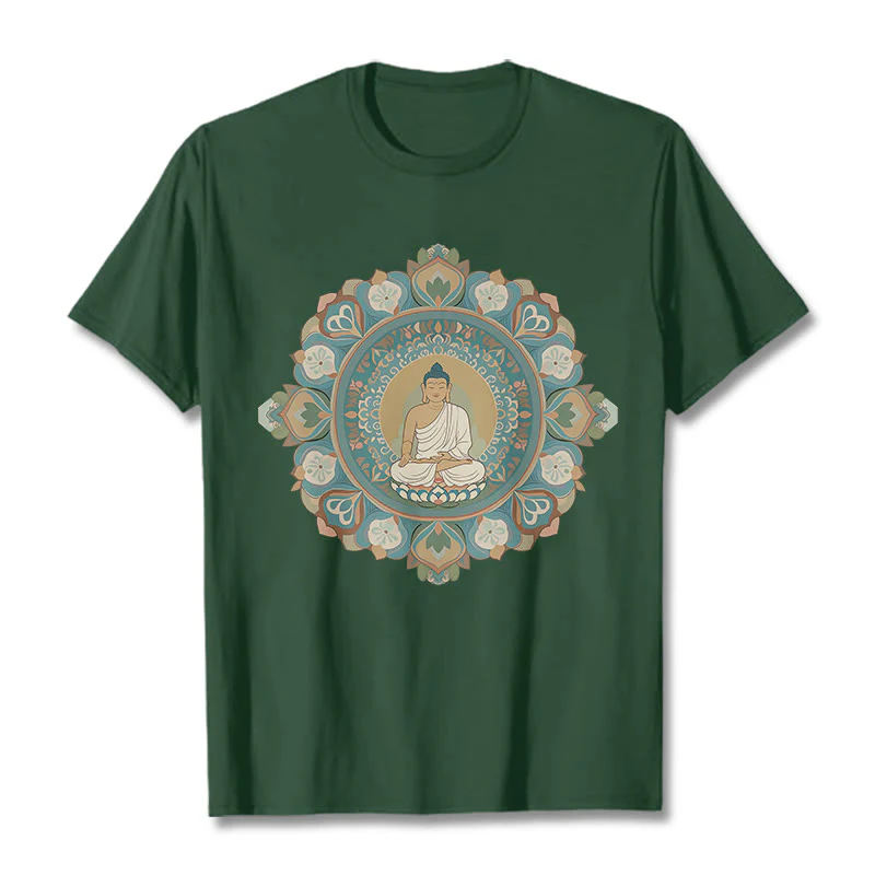 Maglietta Buddha Stones Mandala Flower Buddha Tee - Image 12