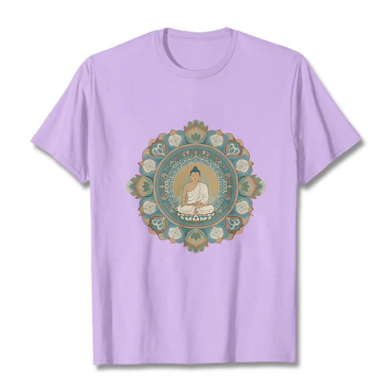 Maglietta Buddha Stones Mandala Flower Buddha Tee - Image 16