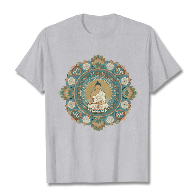 Maglietta Buddha Stones Mandala Flower Buddha Tee - Image 19