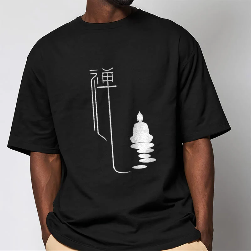 Maglietta Buddha Stones Zen Buddha Tee - Image 6