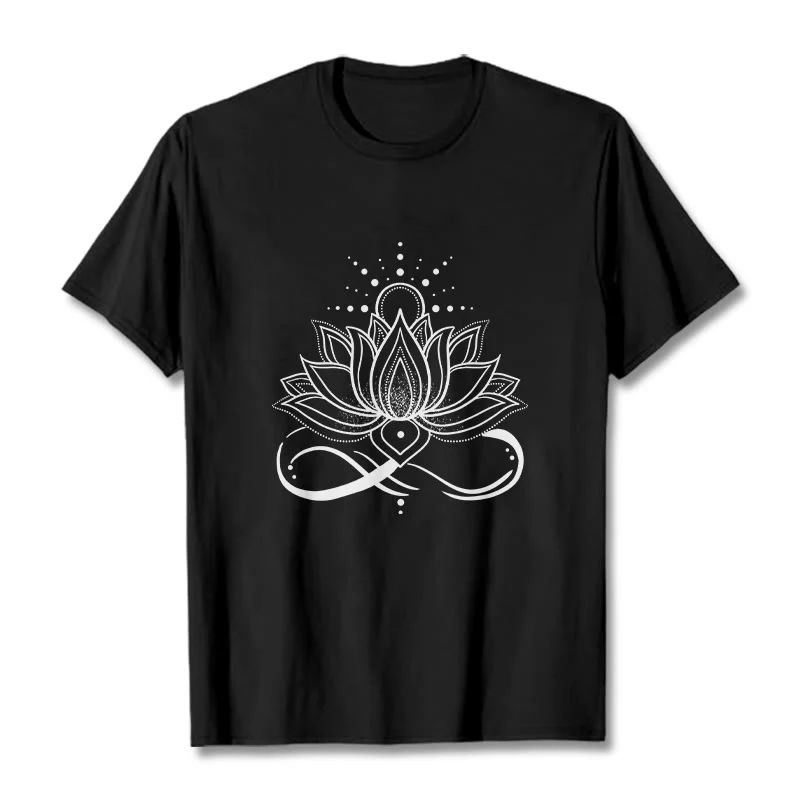 Maglietta con design di Buddha Stones Lotus Flower Sun - Image 4