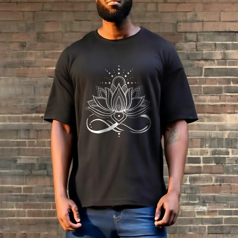 Maglietta con design di Buddha Stones Lotus Flower Sun - Image 6