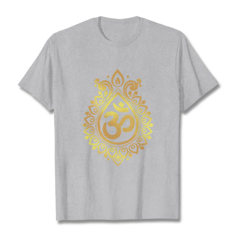 Maglietta con design OM e gocce d'acqua Buddha Stones - Image 20