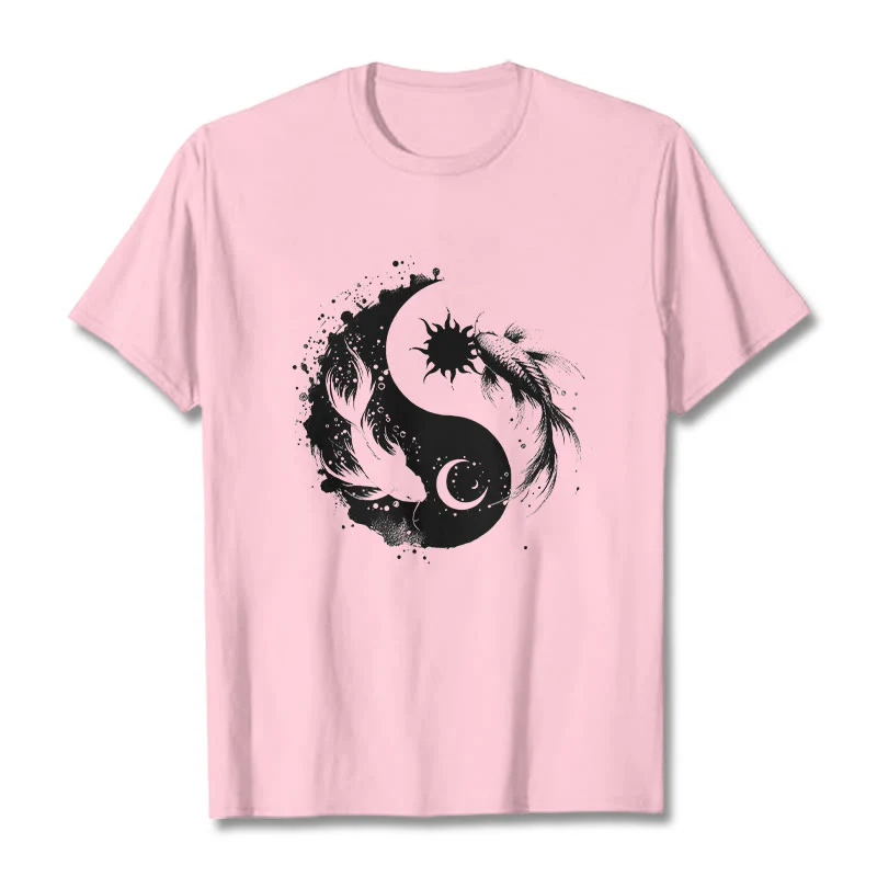Maglietta con motivo Buddha Stonessun e Moon Yin Yang Koi - Image 13