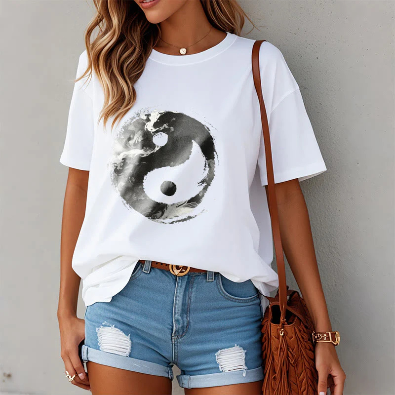 Maglietta in cotone Buddha Stones Yin Yang - Image 3