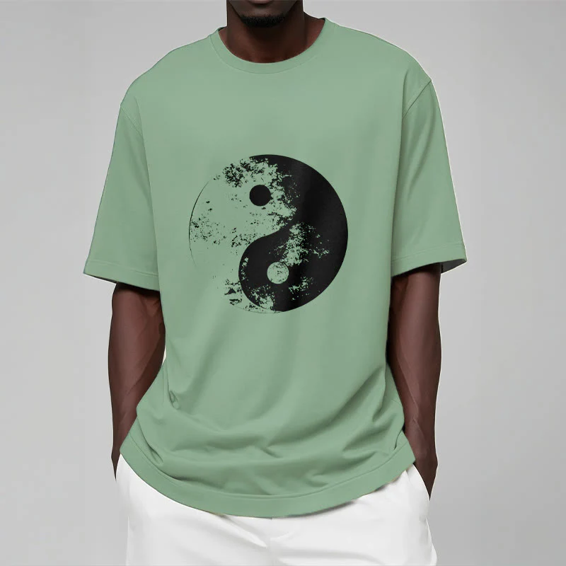 Maglietta in cotone con motivo Buddha Stones Yin Yang Tai Chi - Image 29
