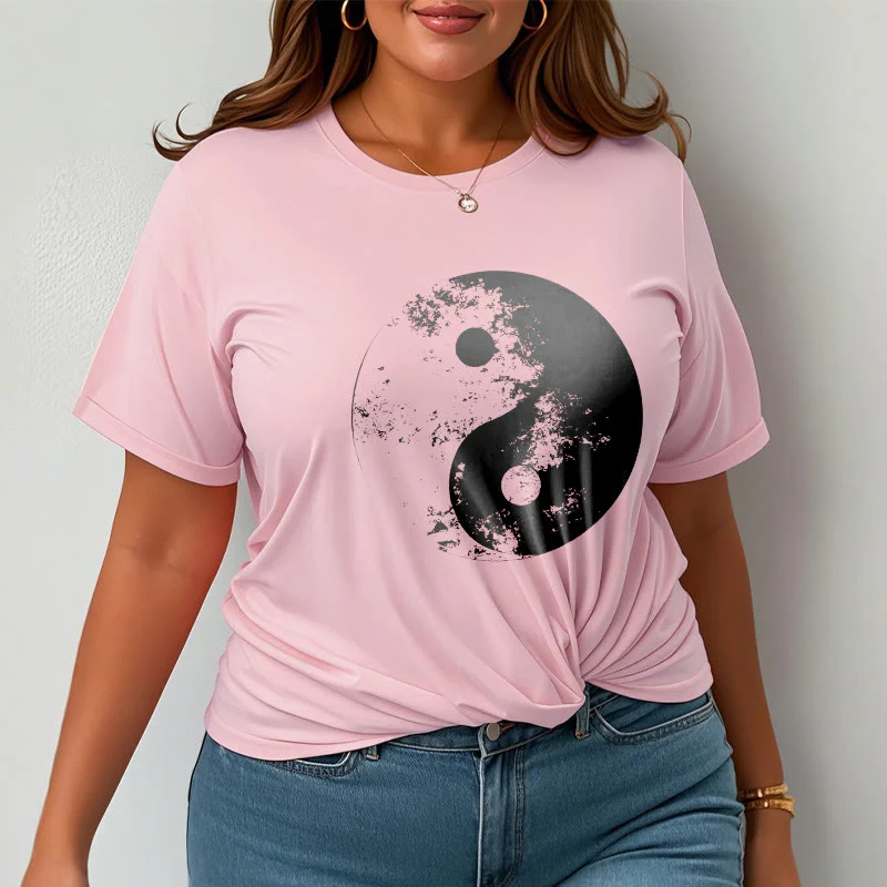 Maglietta in cotone con motivo Buddha Stones Yin Yang Tai Chi - Image 39