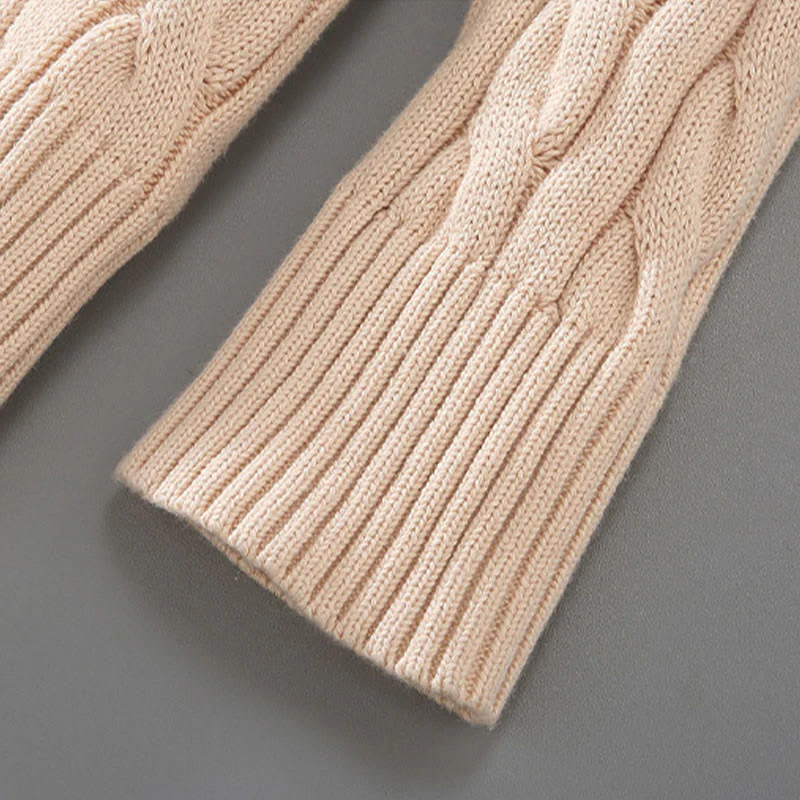 Maglione da uomo in cotone a maniche lunghe con collo alto e cerniera, modello Buddha Stones Winter Textured - Image 12