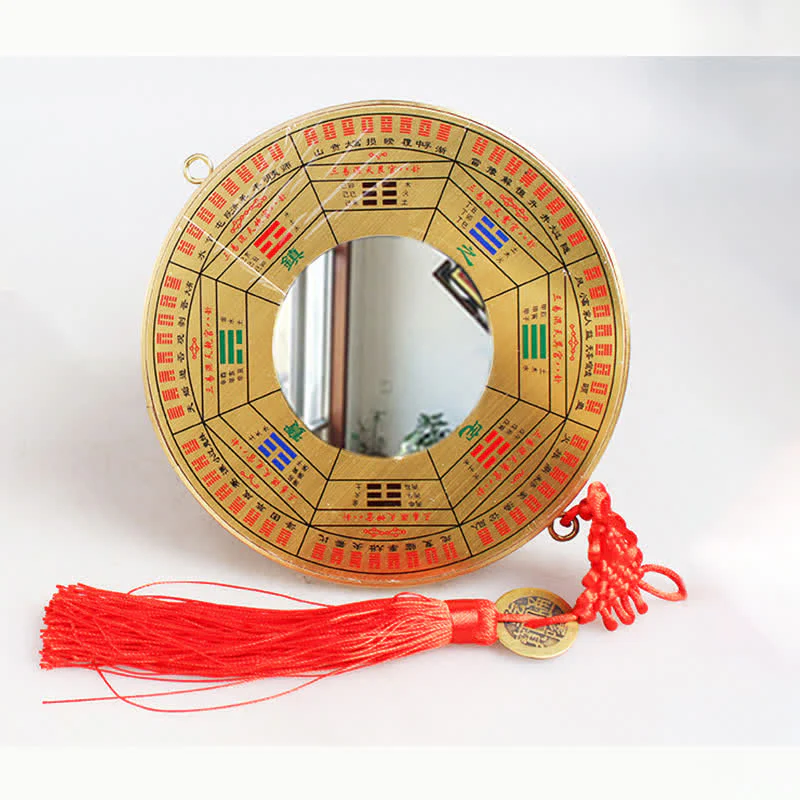 Mappa Feng Shui Bagua Moneta di rame Mappa energetica dell'equilibrio del nodo cinese - Image 15