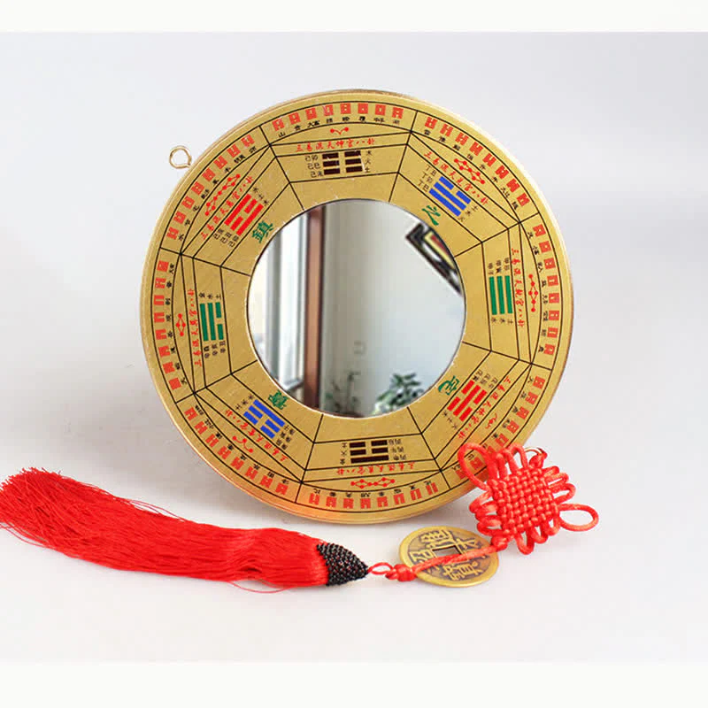 Mappa Feng Shui Bagua Moneta di rame Mappa energetica dell'equilibrio del nodo cinese - Image 20