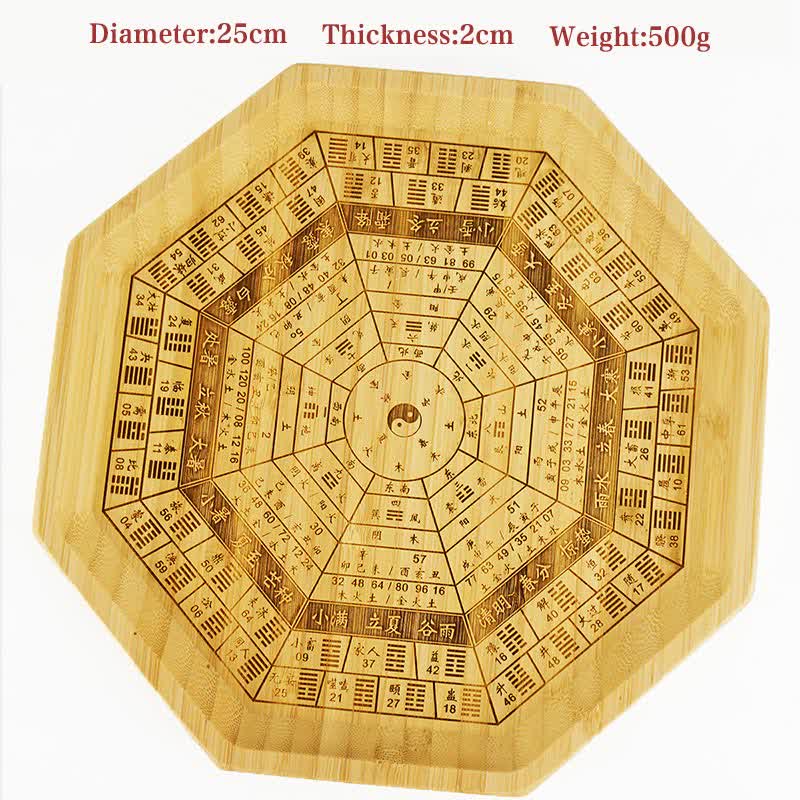 Mappa Feng Shui Bambù Bagua Mappa dell'Energia dell'Armonia - Image 25