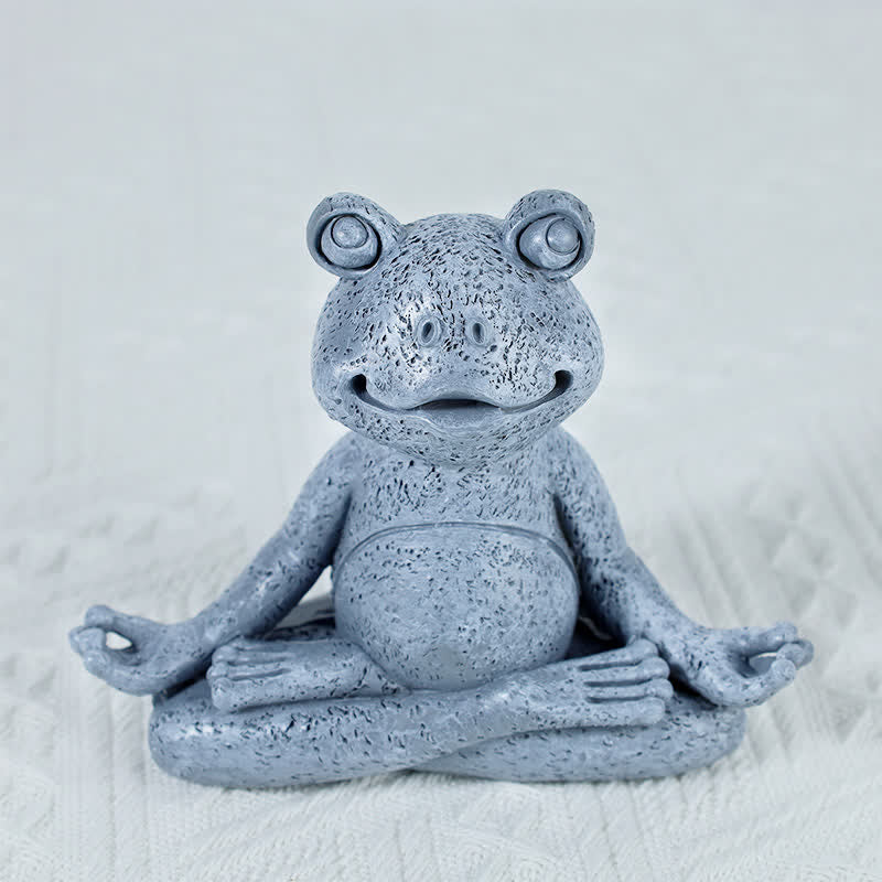 Meditazione Zen Cane Gatto Rana Decorazione - Image 11